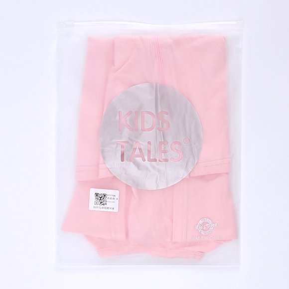 NWT*BABY ROMPER Long Sleeve Pink Cotton Mitted Footed Double Zip Bodysuit Girl - Picture 14 of 16